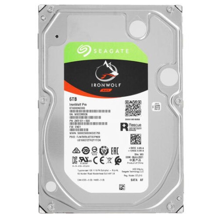 6 ТБ Жесткий диск Seagate IronWolf Pro (ST6000NE000) черный