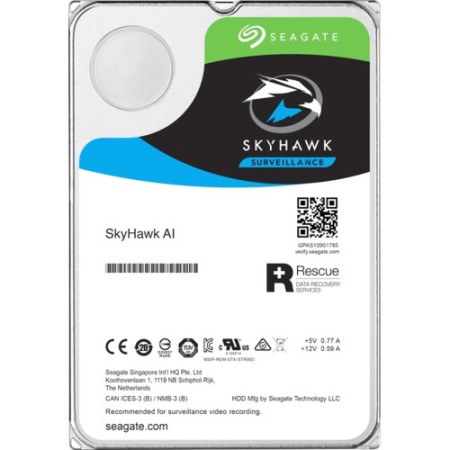 8 ТБ Жесткий диск Seagate SkyHawk AI (ST8000VE001) серый