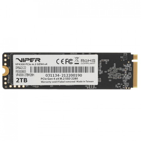 2 ТБ SSD диск Patriot Viper VP4300 (VP4300-2TBM28H) черный