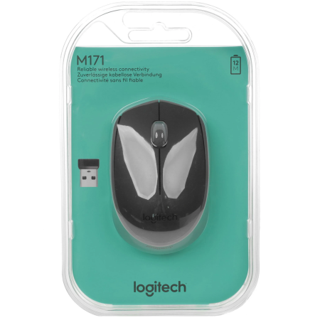 Мышь беспроводная Logitech M171 (910-004424) черный