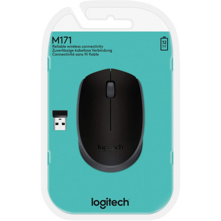 Мышь беспроводная Logitech M171 (910-004424) черный