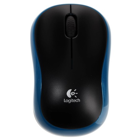Мышь беспроводная Logitech M185 (910-002239) черно-синий