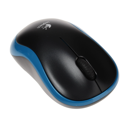Мышь беспроводная Logitech M185 (910-002239) черно-синий