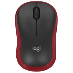 Мышь беспроводная Logitech M185 (910-002240) черно-красный