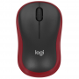 Мышь беспроводная Logitech M185 (910-002240) черно-красный