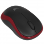 Мышь беспроводная Logitech M185 (910-002240) черно-красный