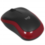 Мышь беспроводная Logitech M185 (910-002240) черно-красный