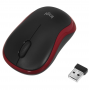 Мышь беспроводная Logitech M185 (910-002240) черно-красный