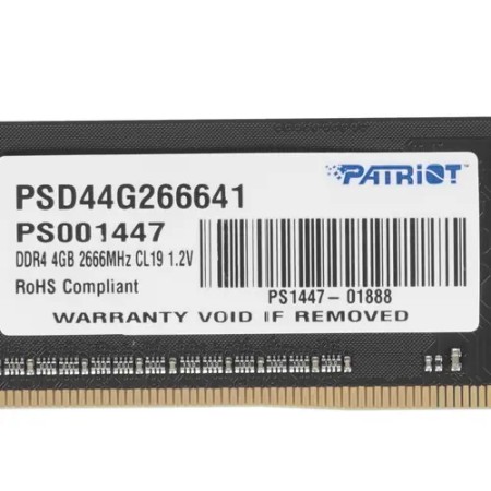 Оперативная память Patriot Signature Line (PSD44G266641) 4 ГБ черный