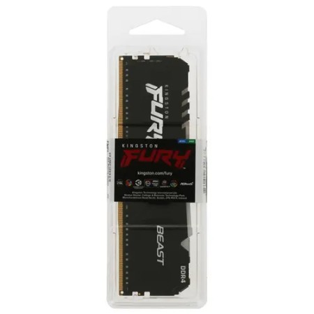 Оперативная память Kingston FURY Beast Black RGB (KF426C16BBA/8) 8 ГБ черный