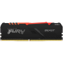 Оперативная память Kingston FURY Beast Black RGB (KF426C16BBA/8) 8 ГБ черный