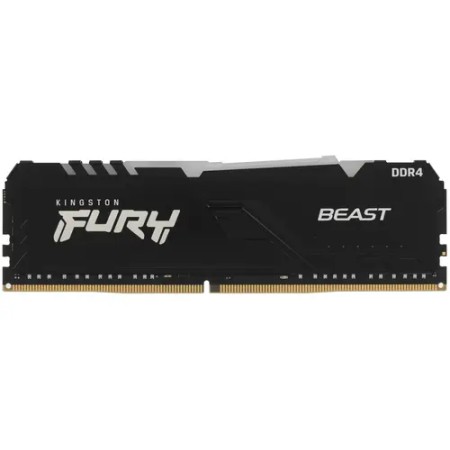 Оперативная память Kingston FURY Beast Black RGB (KF432C16BBA/8) 8 ГБ черный