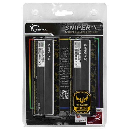 Оперативная память G.Skill Sniper X (F4-3000C16D-16GSXKB) 16 ГБ серый