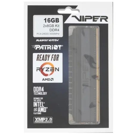 Оперативная память Patriot Viper 4 Blackout (PVB416G300C6K) 16 ГБ черный