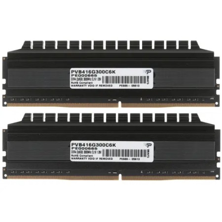 Оперативная память Patriot Viper 4 Blackout (PVB416G300C6K) 16 ГБ черный