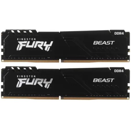 Оперативная память Kingston FURY Beast Black (KF432C16BBK2/16) 16 ГБ черный