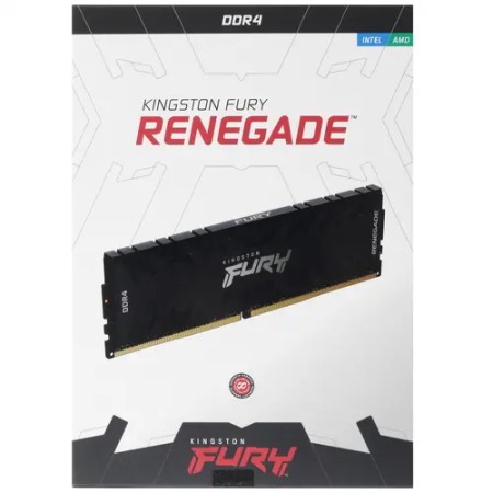 Оперативная память Kingston FURY Renegade (KF432C16RBK2/16) 16 ГБ черный