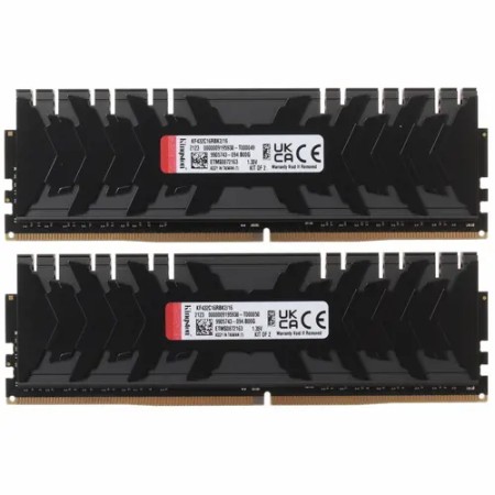 Оперативная память Kingston FURY Renegade (KF432C16RBK2/16) 16 ГБ черный