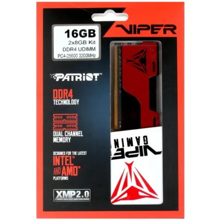 Оперативная память Patriot Viper Elite II (PVE2416G320C8K) 16 ГБ красный