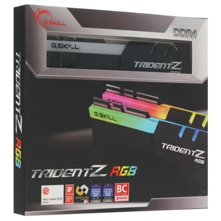 Оперативная память G.Skill TRIDENT Z RGB (F4-3600C19D-16GTZRB) 16 ГБ черный