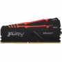 Оперативная память Kingston FURY Beast Black RGB (KF436C17BBAK2/16) 16 ГБ черный
