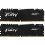 Оперативная память Kingston FURY Beast Black RGB (KF436C17BBAK2/16) 16 ГБ черный