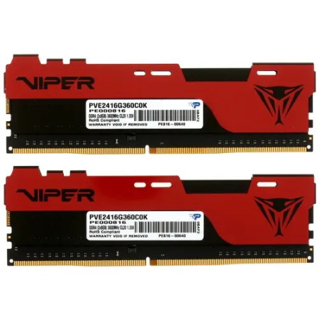 Оперативная память Patriot Viper Elite II (PVE2416G360C0K) 16 ГБ красный