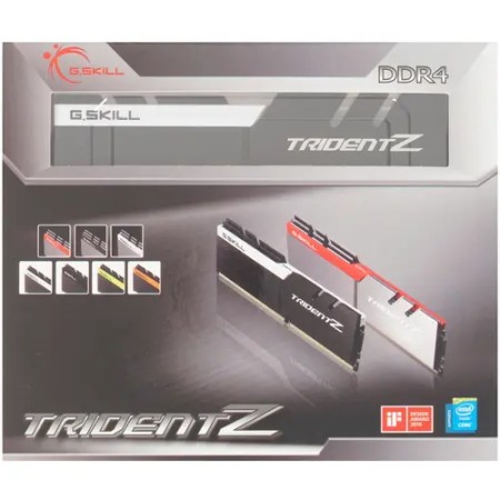 Оперативная память G.Skill TRIDENT Z (F4-4000C19D-16GTZKW) 16 ГБ черный