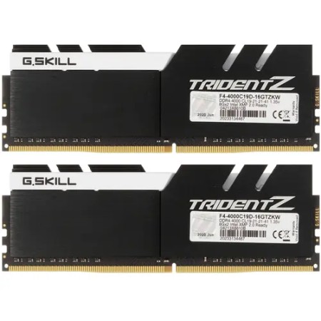 Оперативная память G.Skill TRIDENT Z (F4-4000C19D-16GTZKW) 16 ГБ черный