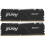 Оперативная память Kingston FURY Beast Black RGB (KF426C16BB1AK2/32) 32 ГБ черный