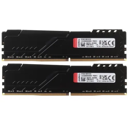 Оперативная память Kingston FURY Beast Black (KF426C16BB1K2/32) 32 ГБ черный