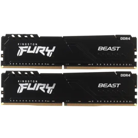 Оперативная память Kingston FURY Beast Black (KF426C16BB1K2/32) 32 ГБ черный