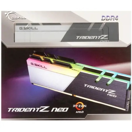 Оперативная память G.Skill TRIDENT Z Neo RGB (F4-3200C16D-32GTZN) 32 ГБ черно-белый