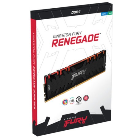 Оперативная память Kingston FURY Renegade RGB (KF432C16RB1AK2/32) 32 ГБ черный