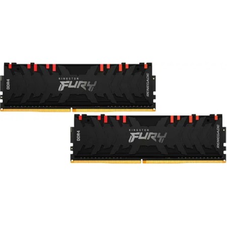 Оперативная память Kingston FURY Renegade RGB (KF432C16RB1AK2/32) 32 ГБ черный