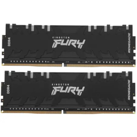 Оперативная память Kingston FURY Renegade RGB (KF432C16RB1AK2/32) 32 ГБ черный