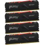 Оперативная память Kingston FURY Beast Black RGB (KF436C17BBAK4/32) 32 ГБ черный