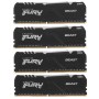 Оперативная память Kingston FURY Beast Black RGB (KF432C16BB1AK4/64) 64 ГБ черный