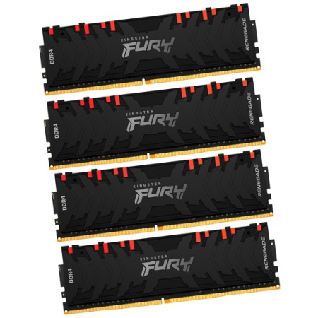 Оперативная память Kingston FURY Renegade RGB (KF432C16RB1AK4/64) 64 ГБ черный