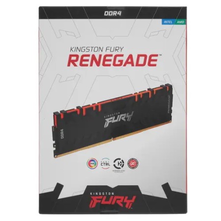 Оперативная память Kingston FURY Renegade RGB (KF432C16RB1AK4/64) 64 ГБ черный