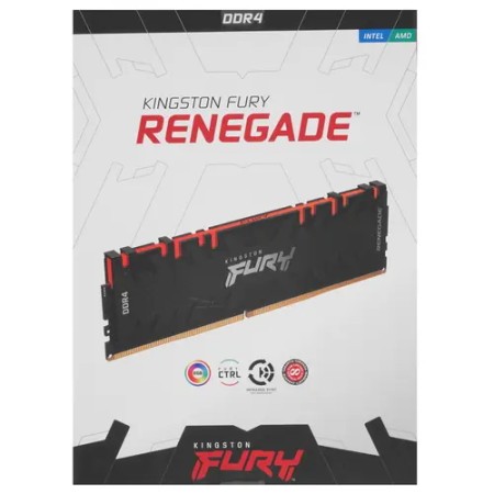 Оперативная память Kingston FURY Renegade RGB (KF432C16RBAK2/64) 64 ГБ черный