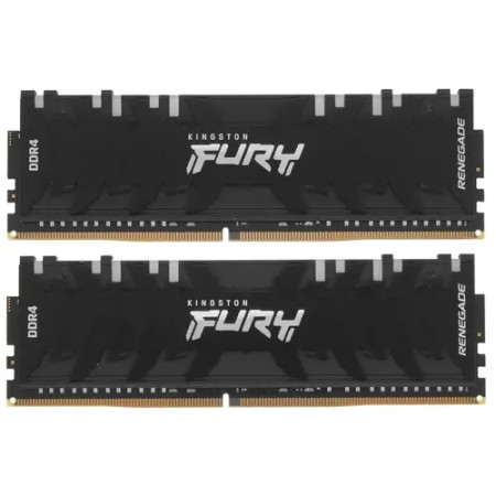 Оперативная память Kingston FURY Renegade RGB (KF432C16RBAK2/64) 64 ГБ черный