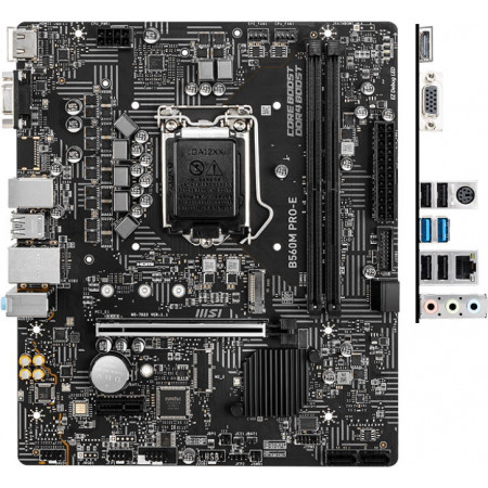 Материнская плата MSI B560M PRO-E черный