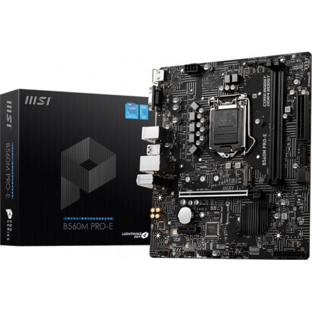 Материнская плата MSI B560M PRO-E черный
