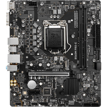 Материнская плата MSI B560M PRO-E черный
