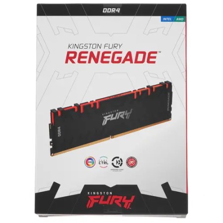 Оперативная память Kingston FURY Renegade RGB (KF436C16RB1AK4/64) 64 ГБ черный
