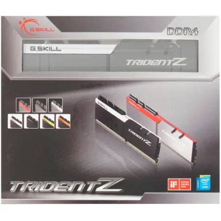 Оперативная память G.Skill TRIDENT Z (F4-3600C17D-32GTZSW) 32 ГБ серый