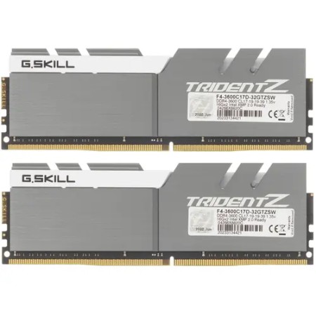 Оперативная память G.Skill TRIDENT Z (F4-3600C17D-32GTZSW) 32 ГБ серый