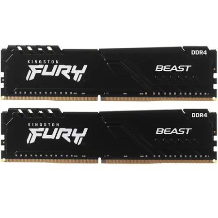 Оперативная память Kingston FURY Beast Black (KF432C16BBK2/64) 64 ГБ черный