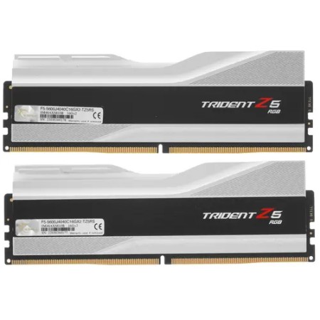 Оперативная память G.Skill Trident Z5 RGB (F5-5600J4040C16GX2-TZ5RS) 32 ГБ серый